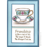 3861 G - Teacup Rubber Stamp