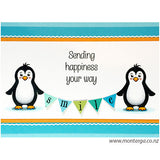 2847 C - Sending Happiness Rubber Stamp