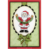 2390 B - Merry Christmas Rubber Stamp