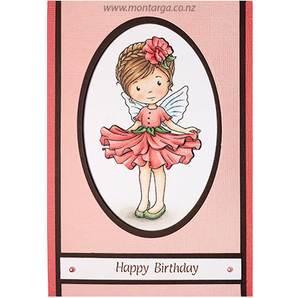 0871 GG - Sweetpea Fairy Rubber Stamp