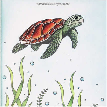 Card Sample - Sea Turtle