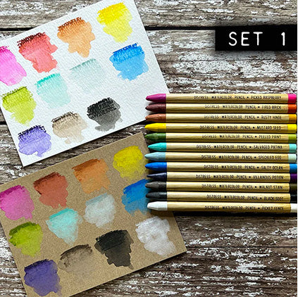 Distress Watercolour Pencils - Set 1