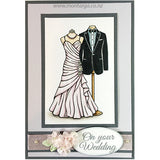 0214 B - On Your Wedding Rubber Stamps